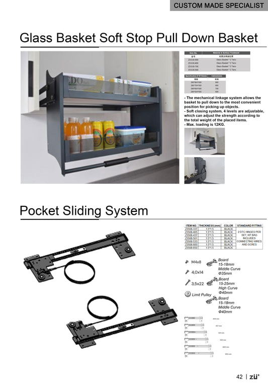Pocket Sliding System
